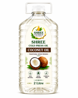 shree cold pressed coconut oil (2 litre)