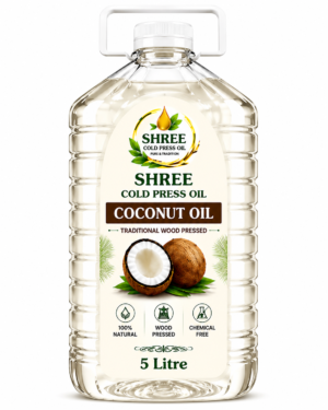 shree cold pressed coconut oil (5 litre)