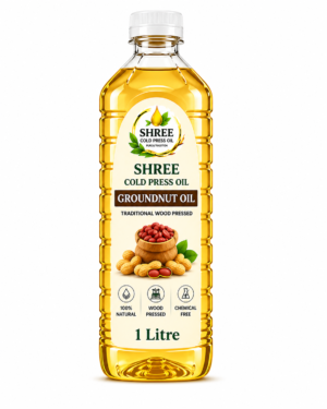 shree cold pressed groundnut oil ( 1 litre )