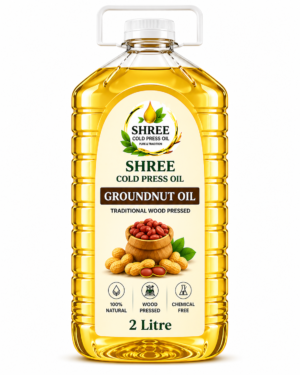shree cold pressed groundnut oil (2 litre)