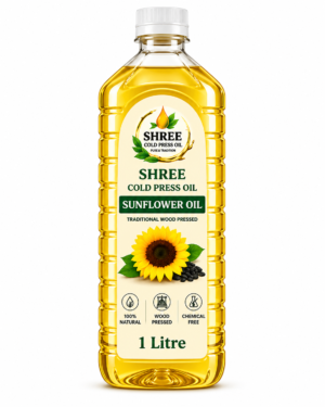 shree cold pressed sunflower oil ( 1 litre )