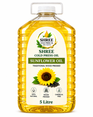 shree cold pressed sunflower oil (5 litre)